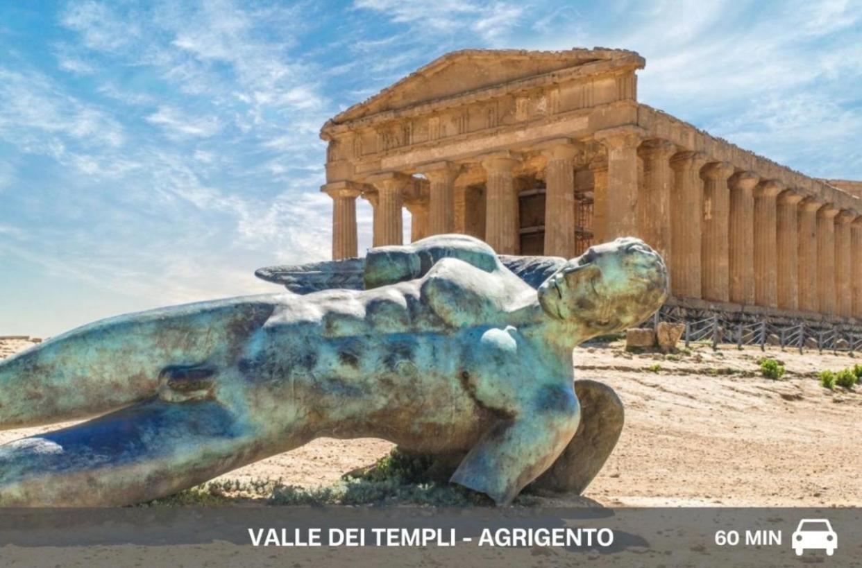 Centro Storico Sciacca - Casa Di Pisa Cortile Termine Villa Buitenkant foto